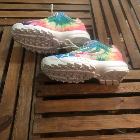 Fila Tie Dye Chunky Shoes 7 - Picture 3 of 6